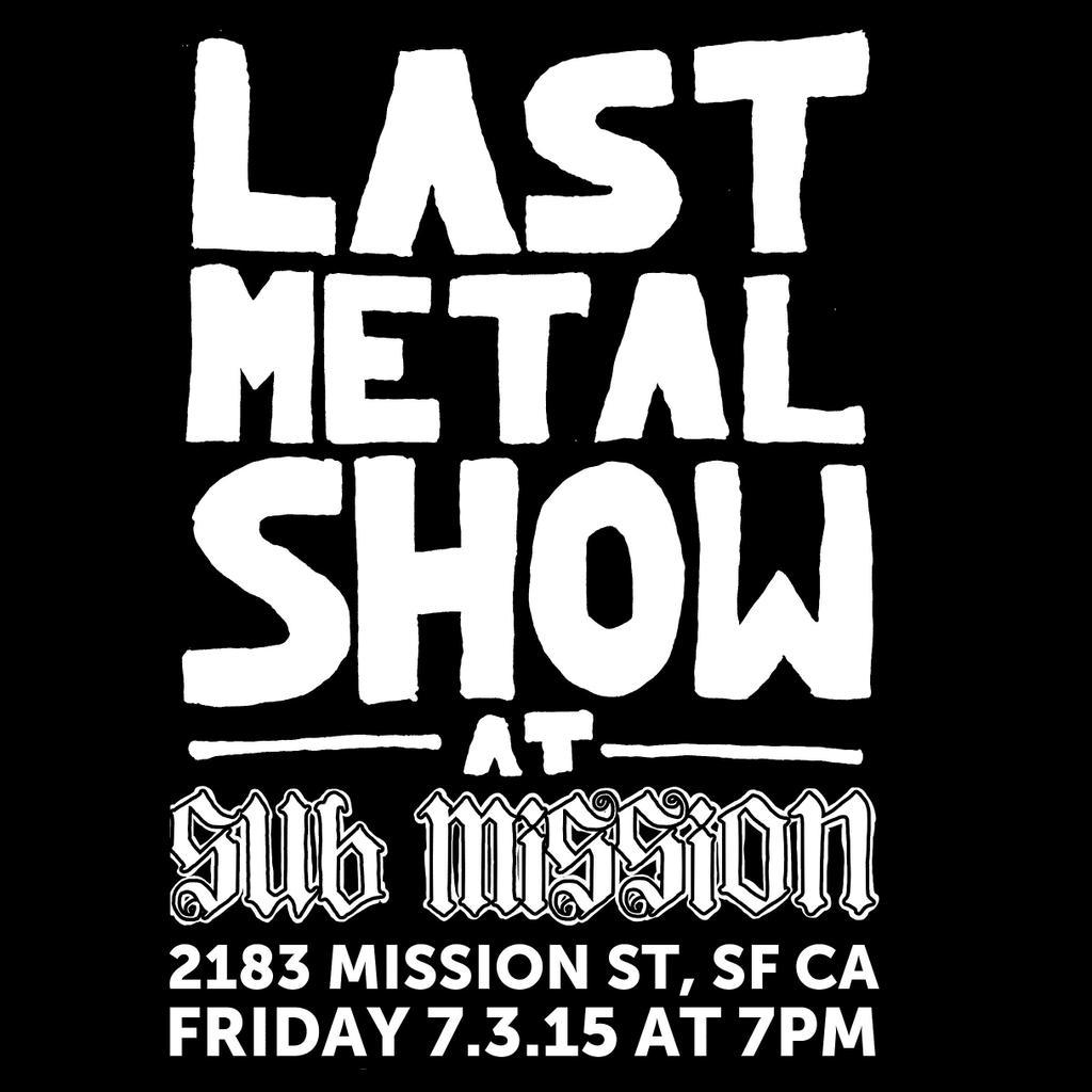 One final show at the Sub Mission before they shut down. #RockNRoll #music #metal #punk