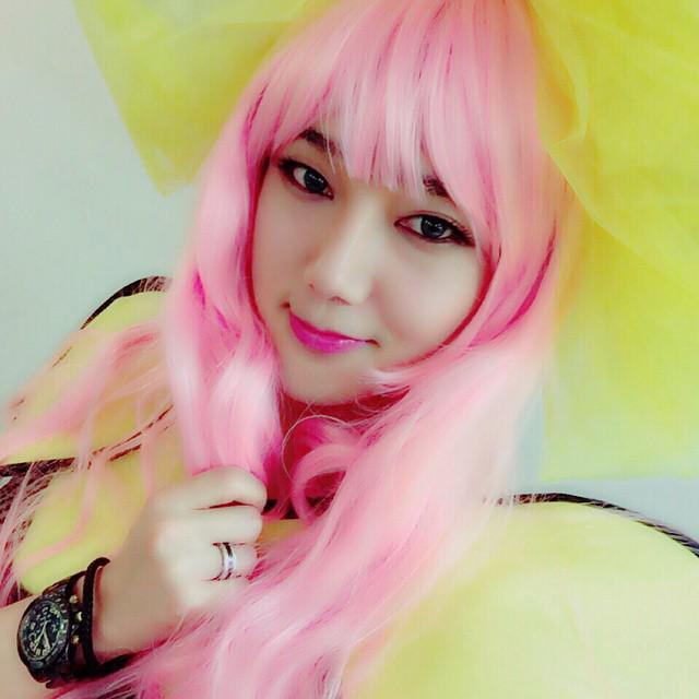 YesungMorocco's tweet photo. IG:First time I crossdress since my birth.. π Im grateful for KRY Japan Tour..Very grateful..#kry #nagoya #pinkyesung http://t.co/a5sZucamoi