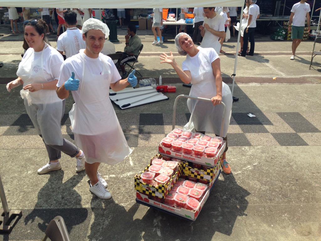 #citizenday 2500 repas préparé !!!!