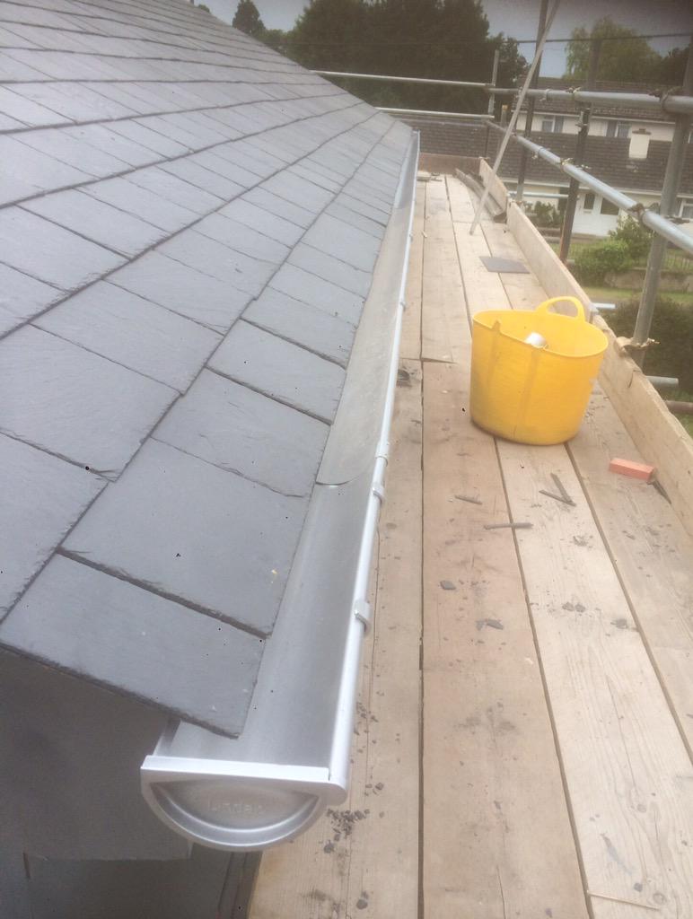KingBuildltd's tweet photo. Lindab stainless steel guttering is on #Lindab #guttering #stainlesssteel #kingbuild #localbuilder http://t.co/YEoWRf40xo
