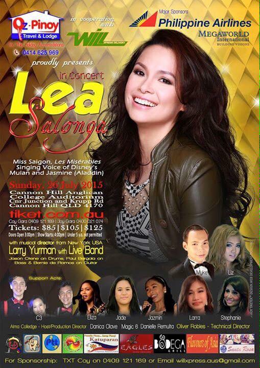 EPilongo's tweet image. Lea Salonga's concert in Brisbane !! Amazing!!