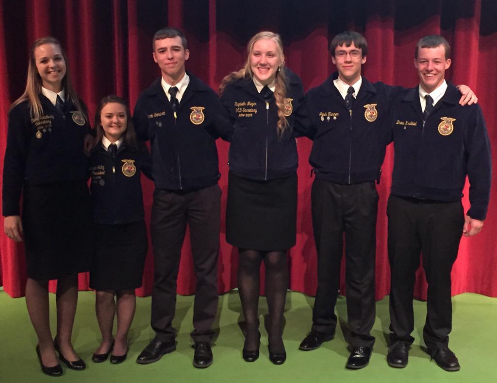 SCDFFA's tweet photo. Your 2015-2016 SCD FFA Officer team had a great time seeing everyone at SCCL and we are all excited for this year! http://t.co/wgBAMW0dYt