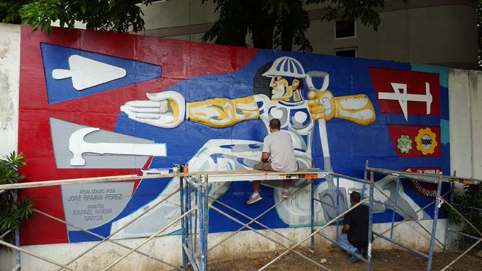 En julio de 2015 el DTOP publico en su pagina de twitter "Restauran mural en relieve "Monumento al Obrero Puertorriqueño" en Túnel Minillas (PR-22). #AdopteUnaCarretera"