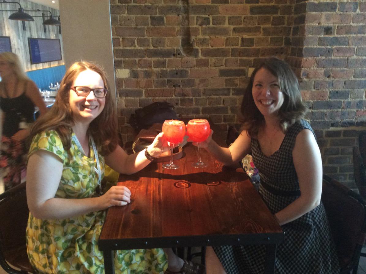 GeekyOT's tweet image. Celebrating a productive week with @marysotfocus over Lemonseccos at @thesaltroomuk #cot2015 #otgeek
