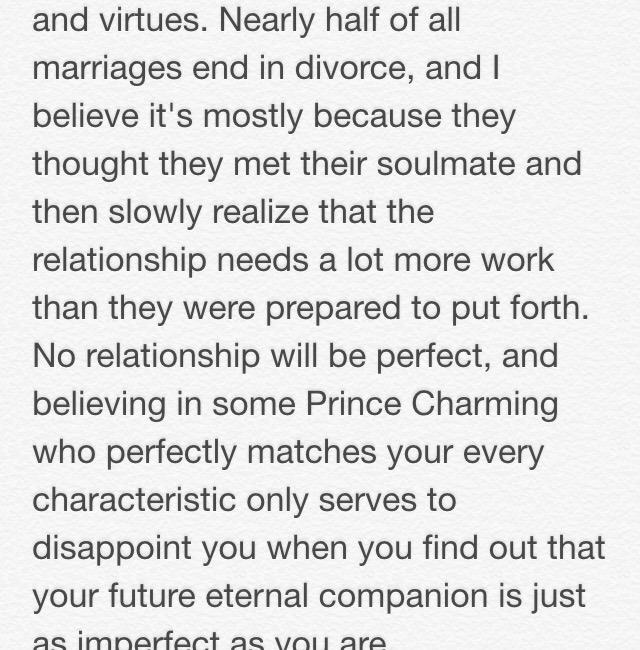 OnlyMormons's tweet photo. Soulmates are not a gospel doctrine. http://t.co/rdD2DMO2u1