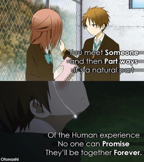Alice_Liddell17's tweet image. #someone #partways #naturalpart #promise #forever #anime #human #sad #tears