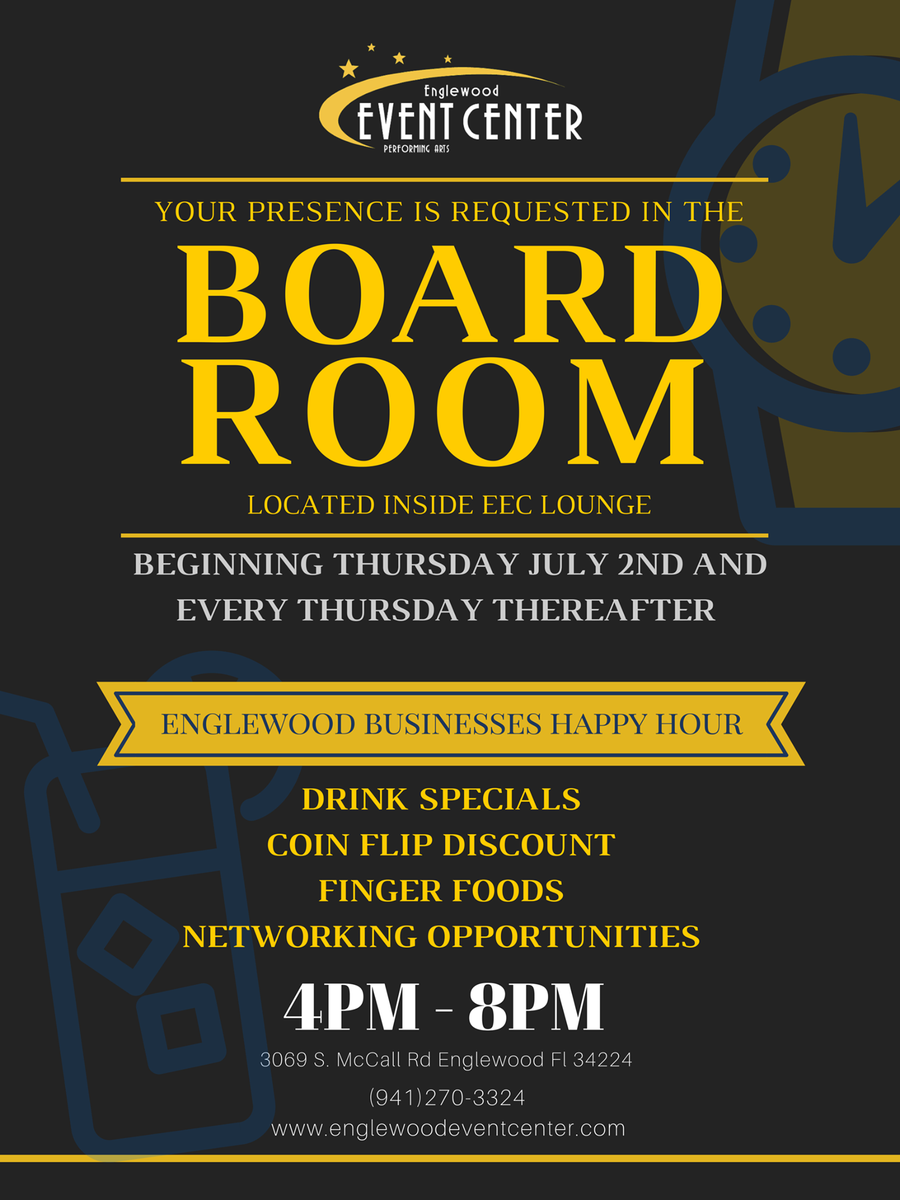EEC_3069's tweet photo. If you're looking for an after shift drink, stop by today, Thursday, from 4-8 for the Boardroom Happy Hour! http://t.co/jNavzp1Q3X