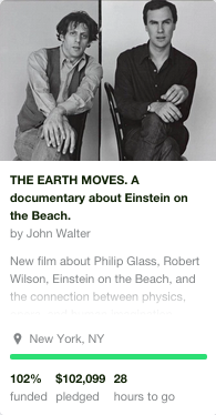 EarthMovesFilm's tweet photo. Success! Thanks to our backers, #TheEarthMoves has crossed the finish line! We're so excited for the road ahead! http://t.co/kGgIxlVWrG