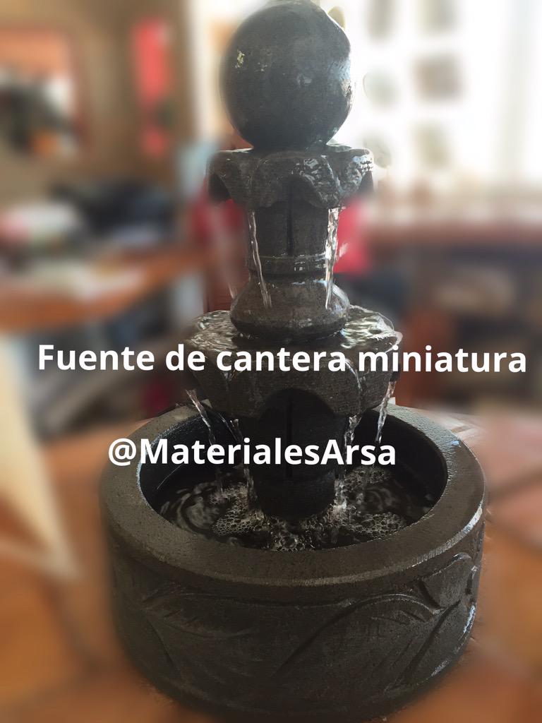 MaterialesArsa's tweet photo. Fuente de cantera miniatura, ideal para decorar espacios pequeños.  ¡Visítanos! http://t.co/hzOlavLoHu