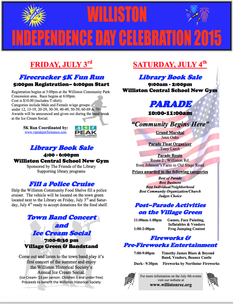 2015 Williston 4th of July Celebration!