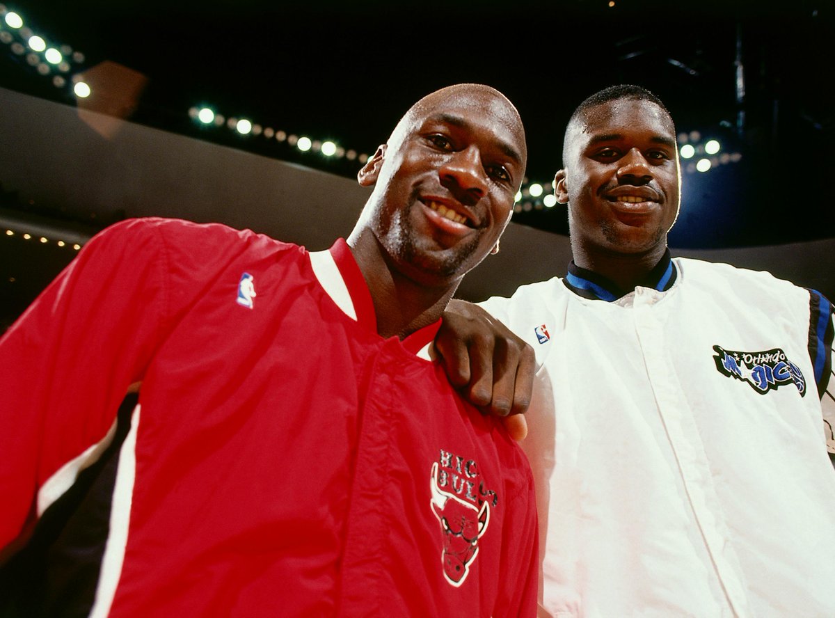 #TBT MJ & @SHAQ circa 1993 #NBATBT