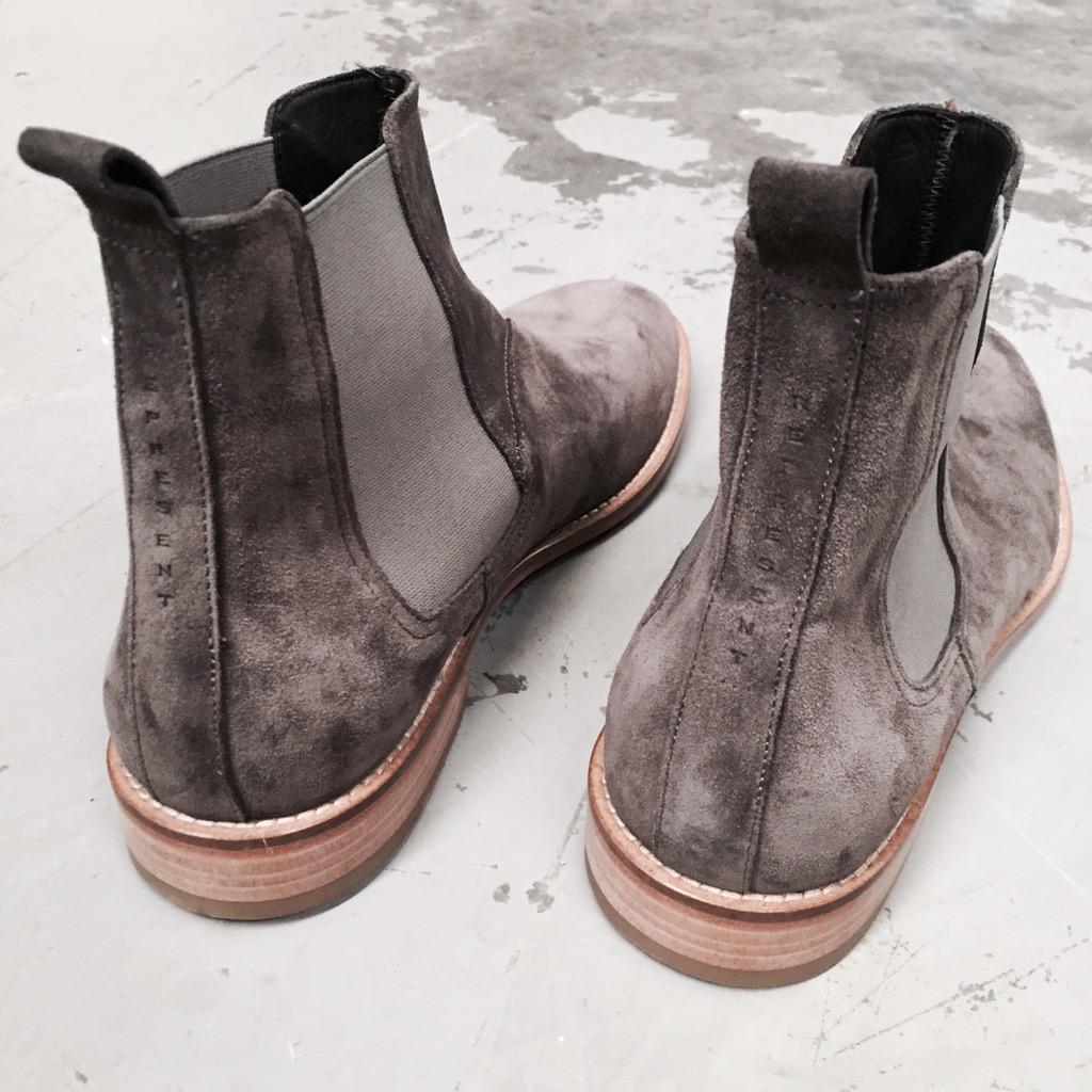 represent chelsea boots wolf grey