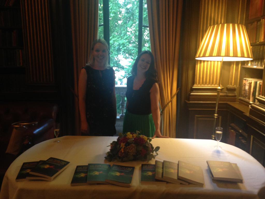 FearFreeO's tweet photo. The @koganpage guys @SophiaBlackwell and Lucy selling up a storm at our launch event at #thereformclub #fearfree http://t.co/M9DZwD4niP