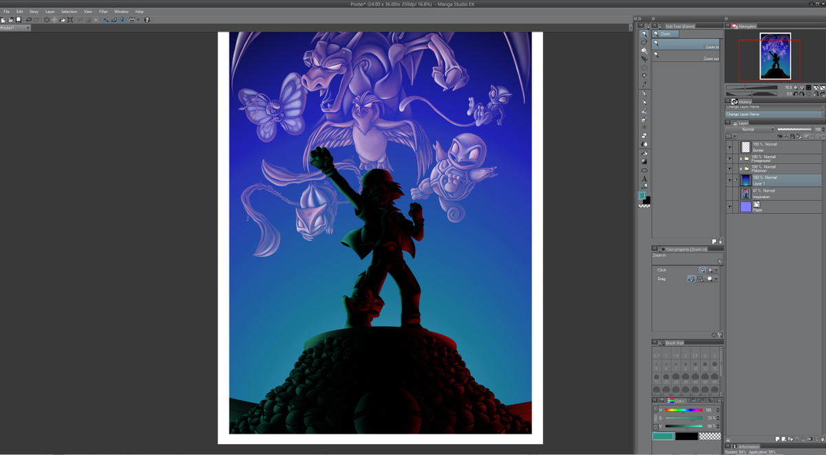 FPArtistry's tweet photo. Put Ash on a mountain of Pokeballs...Gotta Catch 'em All! #Pokemon #InProgress #Mangastudio http://t.co/jfATXBM2Vt