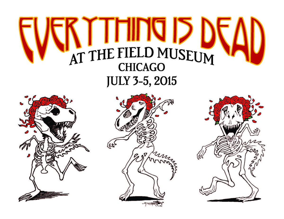 FieldMuseum's tweet photo. See the exhibition &amp; enjoy live music July 3-5 #EverythingIsDead #Dead50 http://t.co/qJSinVUMWb http://t.co/XGqd2165Te