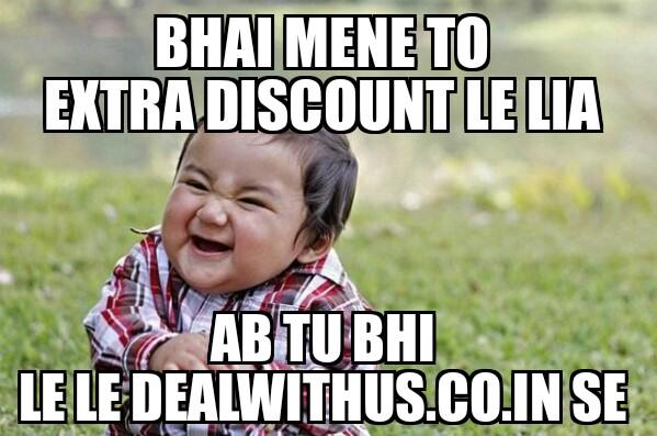manishkhre's tweet photo. Bhai mujhe too extra discount mil gaya:D #dealwithus #DOMC @dealwithusinfo thank you for d discount @foodpandaIndia http://t.co/ujuD8xb85f