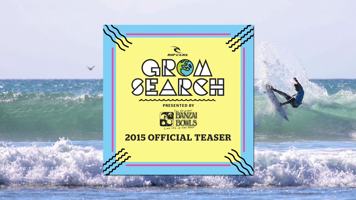 SurfsUPtv's tweet photo. 2015 Rip Curl GromSearch USA: Official Teaser http://t.co/T5pvVQfVi8 http://t.co/SestiZ0LQn