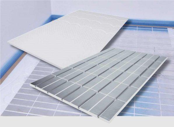 heatnet's tweet image. Droogbouw vloerverwarming, slechts 15mm dun, incl.isolatie, verwarmingsbuis en aluminium plaat qualitherm.nl