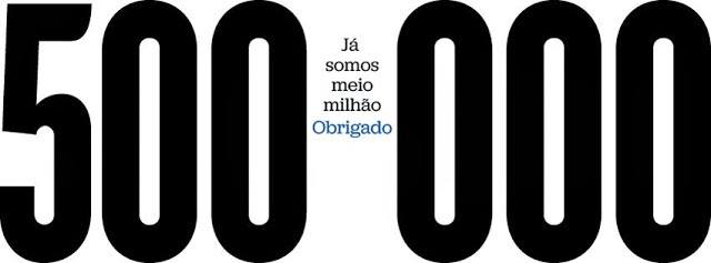 TrocaProf's tweet image. @TrocaProf Celebrando!!! 500.000 Mil Acessos!!! Att; trocatrocabrasil.com.br