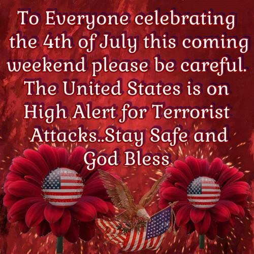 🇺🇸If Anyone Is Going Out On The Road Trip. Be On The Look Out. For The 4th Of July Weekend This Weekend.🇺🇸