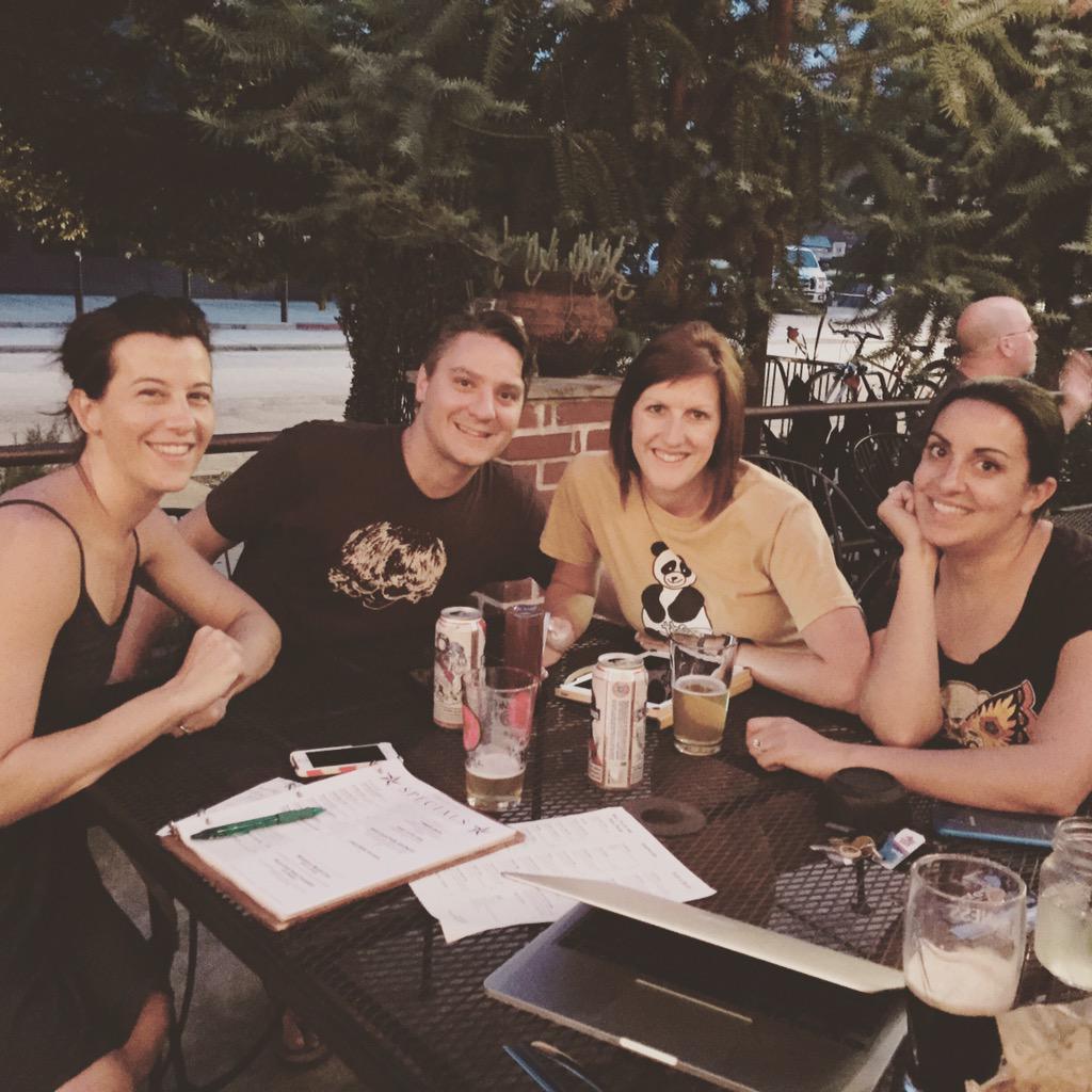 RUNEAV's tweet photo. The #runeav committee hard at work! @midwaypub @bseball8 @ErinJewellPhoto @coelder #running #eav #5k #1mile #beers http://t.co/L0cdJofm9U