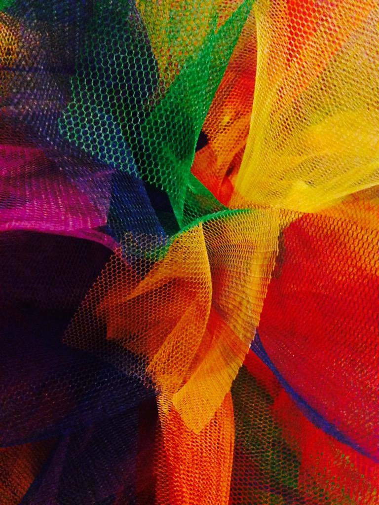 graciescrafts's tweet photo. A custom order of multi coloured tutus are being made! Just love these colours! So vibrant! http://t.co/ODjiu4neEd