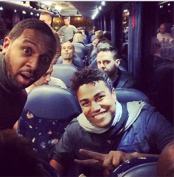 two man I love. Two bands I'm in love.<a href="/tjjackson/">TJ Jackson</a> @RasDMG <a href="/OfficialDamage/">O.F</a> @TheReal3T