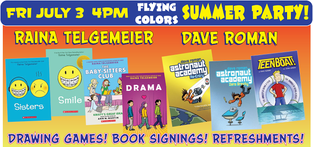 comicsbakery's tweet photo. Dave &amp; Raina will be at Flying Colors Comics @flycojoe in Concord, CA Friday at 4pm. http://t.co/dii39LPDbQ http://t.co/HNHcIPtJHy