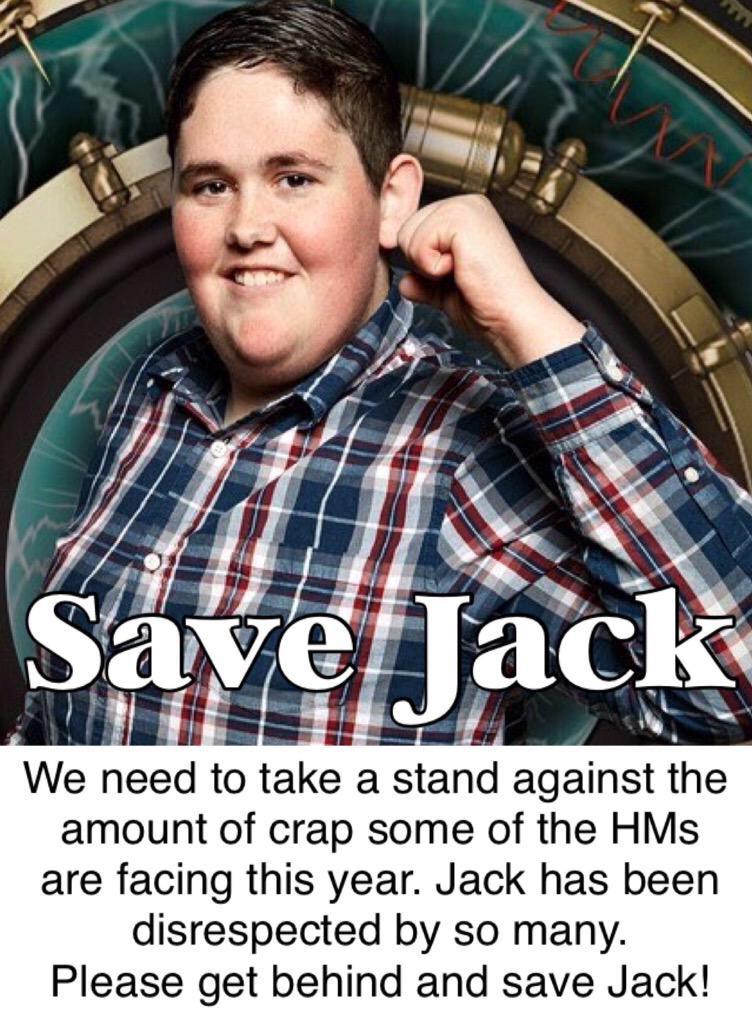 PieFaceBBUK's tweet photo. #SaveJack #GetMarcOut http://t.co/a43eID8tKg
