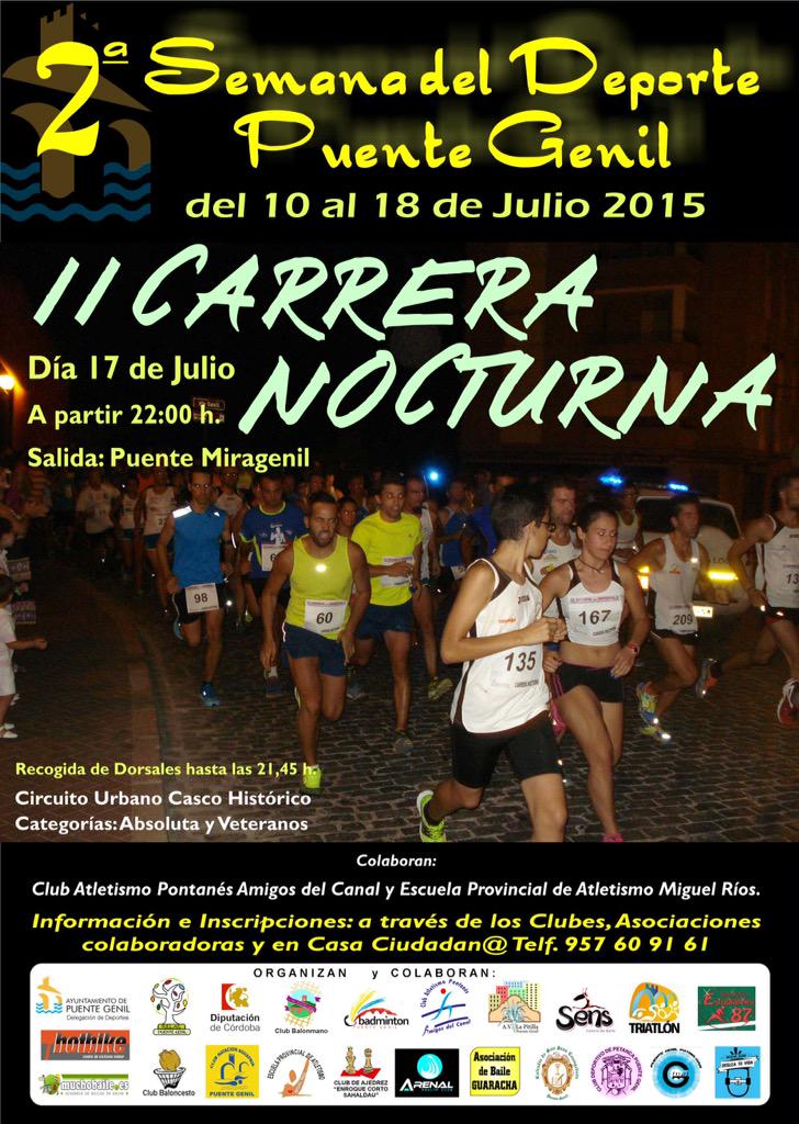 Ii CARRERA NOCTURNA PUENTE GENIL - ABIERTO PLAZO INSCRIPCIÓN clubamigosdelcanal.blogspot.com/2015/07/ii-car…