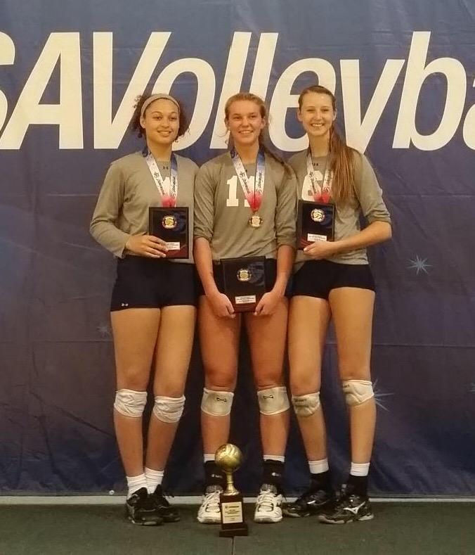 Congratulations to our All Americans: Holly Carlton, Jeanne Westney and MVP Taylor Borup!
