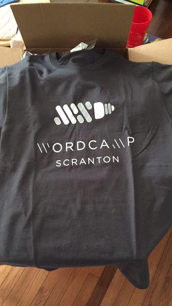 SolveTheNet's tweet image. The volunteer shirts for @WCScranton just came in!
