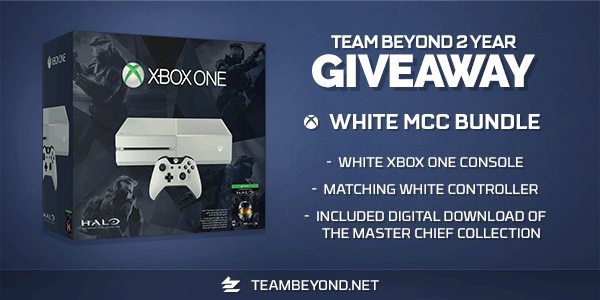 PlayBeyond's tweet image. LAST DAY: Win a White Xbox One #HaloMCC Bundle! 

RT &amp;amp; Enter to win here - teambeyond.net/xbox-one-givea…