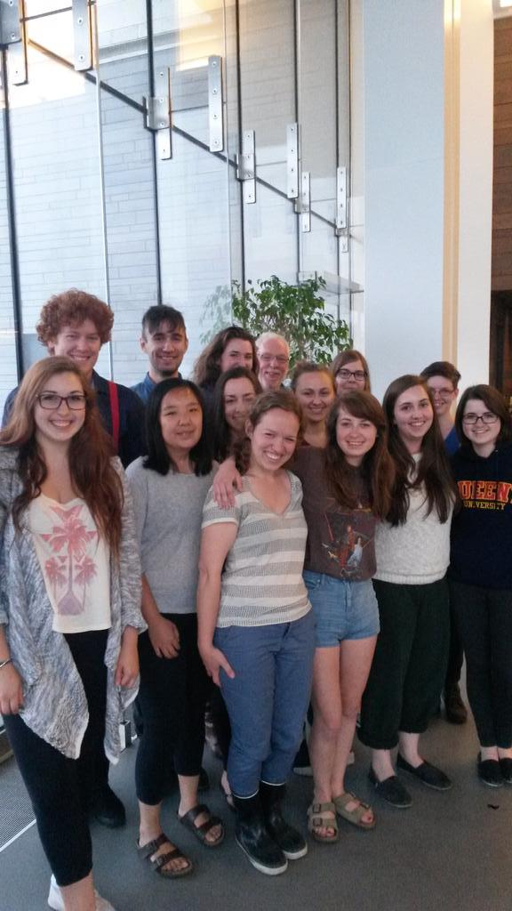 BlueCanoePro's tweet photo. A lovely production team after another meeting! It's getting to crunch time #joinourline #kickandpush http://t.co/QYV8hRCB44
