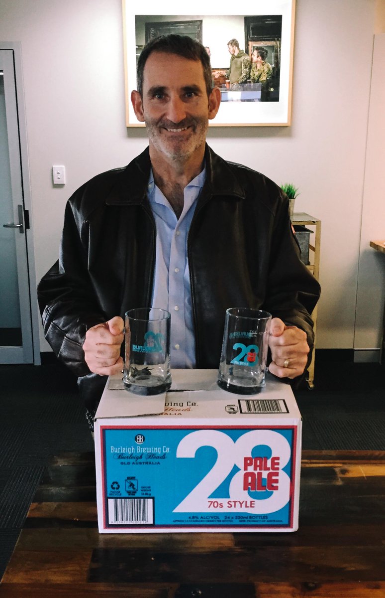 Thanks for the beer @BrisBusiness and <a href="/burleighbrewing/">Burleigh Brewing</a> Thanks for the chance to address such a great audience