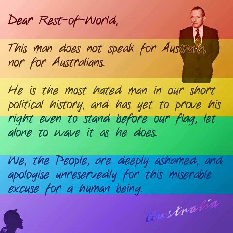 KieraGorden's tweet photo. Dear rest of the world... #AusPol via Facebook http://t.co/9Is5eRIi31