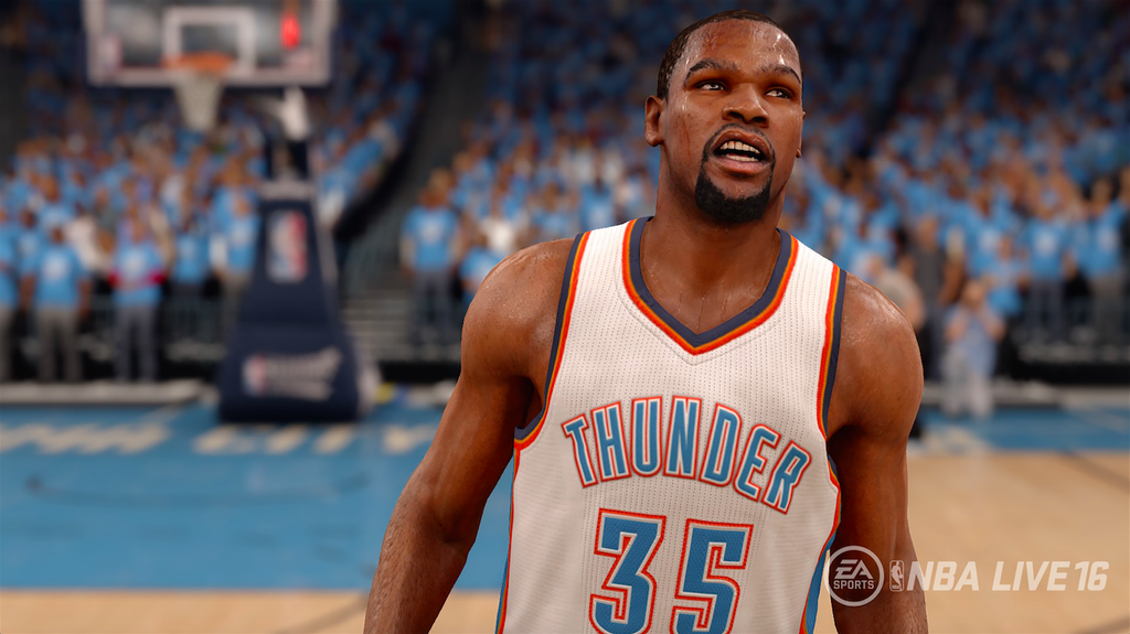 Steve_OS's tweet photo. Kevin Durant in NBA Live 16 http://t.co/x4EUN1ZhWD