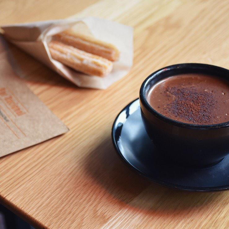 Warm up from the inside with our #spanish  #hotchocolate and #churros! #barnacional