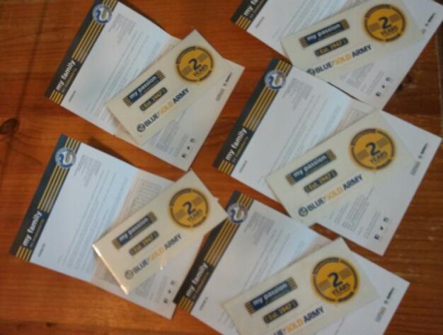 BigdigParra's tweet image. @TheParraEels  nice shine to the friday with some #BlueandGold #SnailMail #LoyaltyPatch 👍 We will wear the with pride