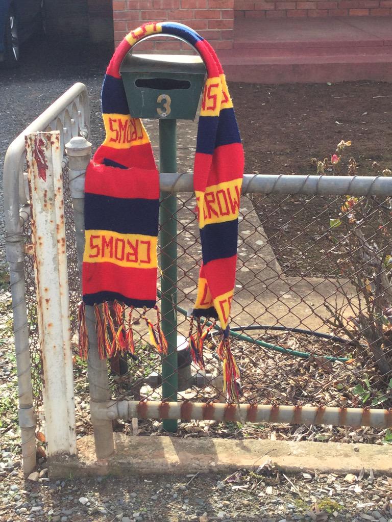 emma13239's tweet photo. #putoutyourscarvesforwalshy #RIPPhilWalsh ❤️💙💛 http://t.co/2tdjlECClV