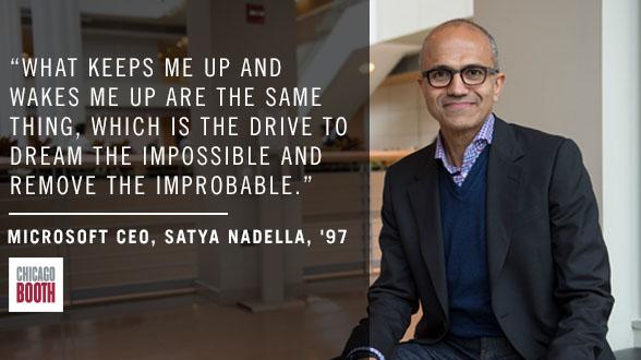ChicagoBooth's tweet photo. via @satyanadella, '97, #ChicagoBooth #SatyaAtBooth http://t.co/qgSjbYhtIS