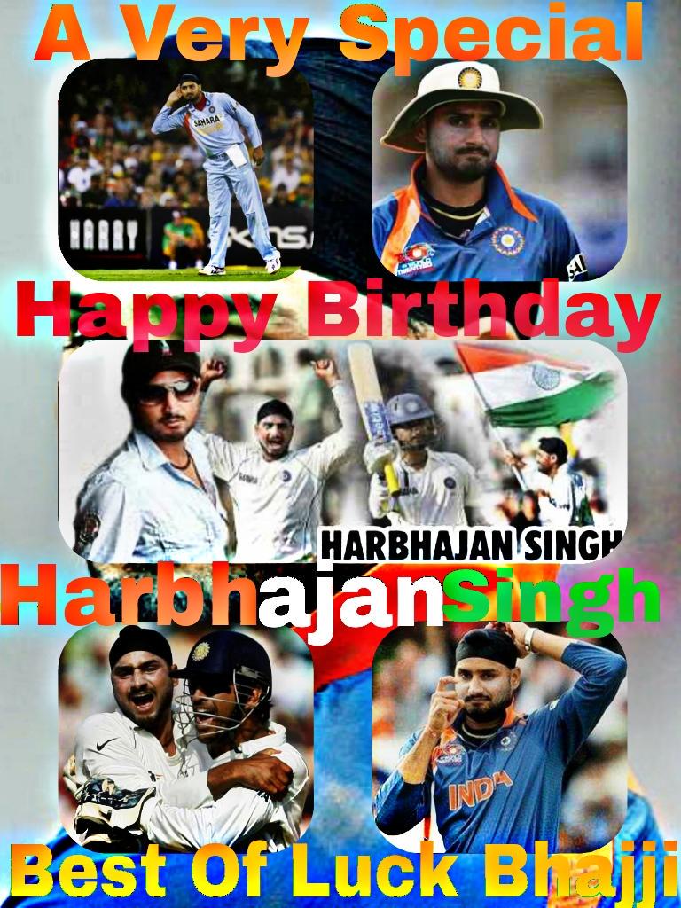 A Very Special Happy Birthday To King Of Spin Nd Pride Of Indian Cricket best Of Luck For Zim Series 
