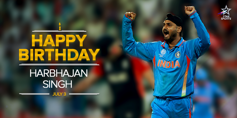 Happy birthday Wish the 35-year-old off-spinner by messageing your favourite Bhajji moment! 