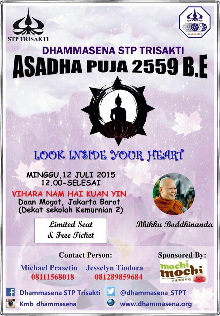 <a href="/BantenIPB/">KMB IPB</a> <a href="/UKM_KMBUI/">UKM KMBUI</a> <a href="/kmb_itb/">KMB Dhammanano ITB</a> @KMB_Dipankara <a href="/pmvdhanagun/">P M V DHANAGUN BOGOR</a> <a href="/PMVBB/">PMV Buddhasena Bogor</a> <a href="/Kepresma_STPT/">Kepresma STPT</a> <a href="/KongresSTPT/">Kongres STP Trisakti</a>