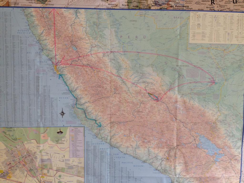 Sometimes just drawing it on a map feels great