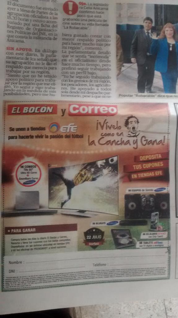 marioalberto259's tweet image. @elbocononline @diariocorreo #tiendasefe Tan difícil era poner a otro que no sea el Mago Valdivia? #Chile #Peru