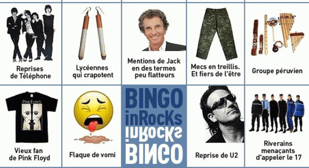 lesinrocks's tweet photo. On vous garantit que ce bingo spécial Fête de la Musique sera rempli après ce soir : http://t.co/Yy8vKOKHho http://t.co/FpUDWBQpTa