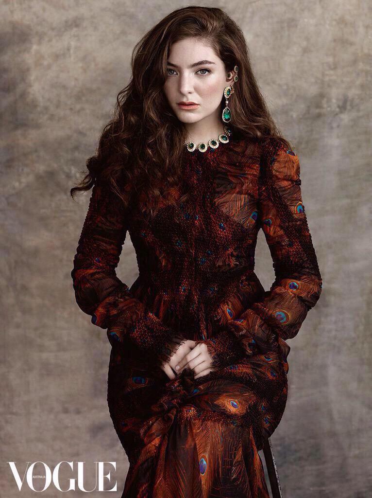Lorde for <a href="/vogueaustralia/">Vogue Australia</a>