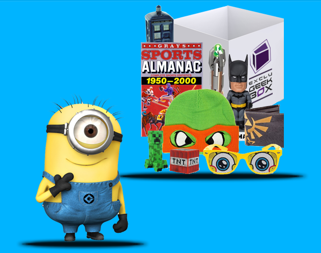 ExcluGeekBox's tweet photo. L'#ExcluGeekbox @Minions débarque sur notre site http://t.co/fXnA2jQbHm découvrons la BD !! http://t.co/k4BupRks6n http://t.co/p7lIo8L3fn