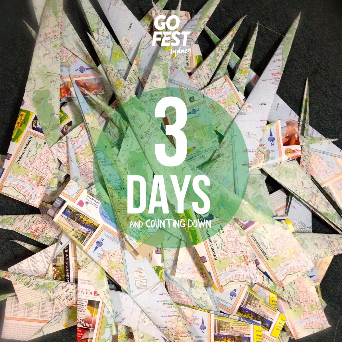 GOFestSydney15's tweet photo. Ever wondered what an art instalment of 1500 paper planes might look like?
#FindYourselfinTheStory #GOFestSydney http://t.co/FwfvOd3izs